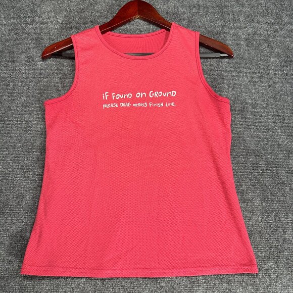 One More Mile Tank Top Womens Small Running Wick Lite If Found On Ground Drag - Picture 1 of 6